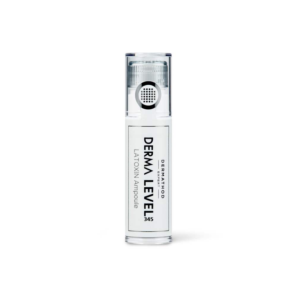 Derma Level 345 LATOXIN Ampoule von Dermathod – schlanke Airless-Flasche mit weißem Label