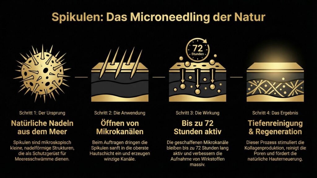 Spikulen Wie Meeresschwämme Hauterneuerung fördern